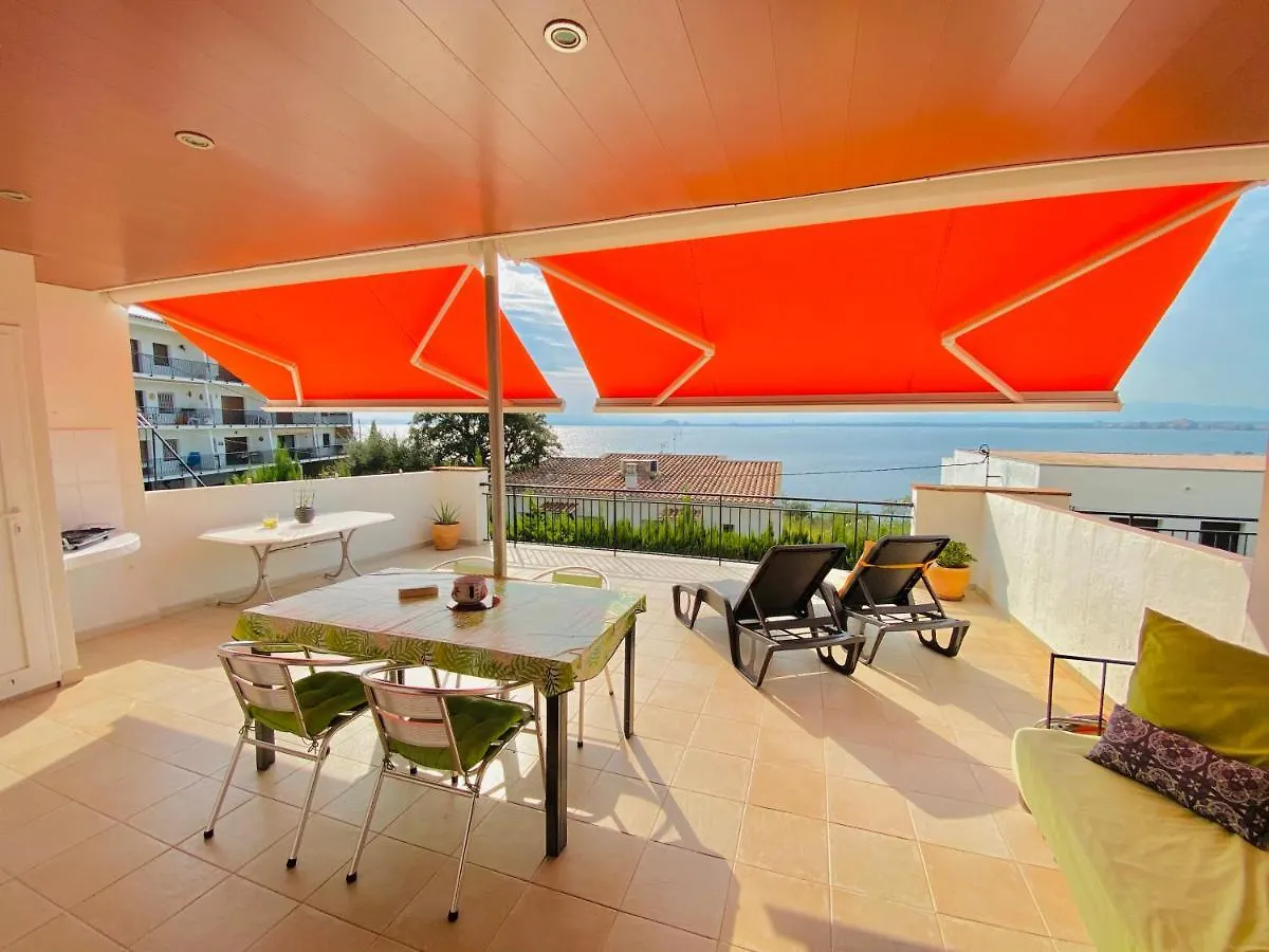 Apartment Central Bajo 4 - Apartamento Con Espaciosa Terraza - Vistas Al Mar - Parking Roses Spain